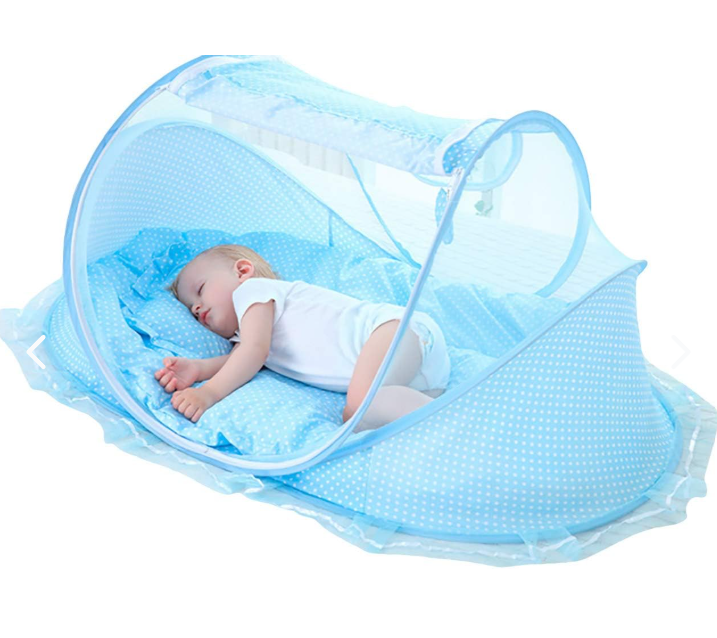 Cuna Plegable a Prueba De Mosquitos